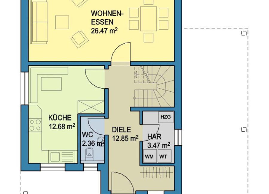 Haus Schierke | Grundriß - Dachgeschoß