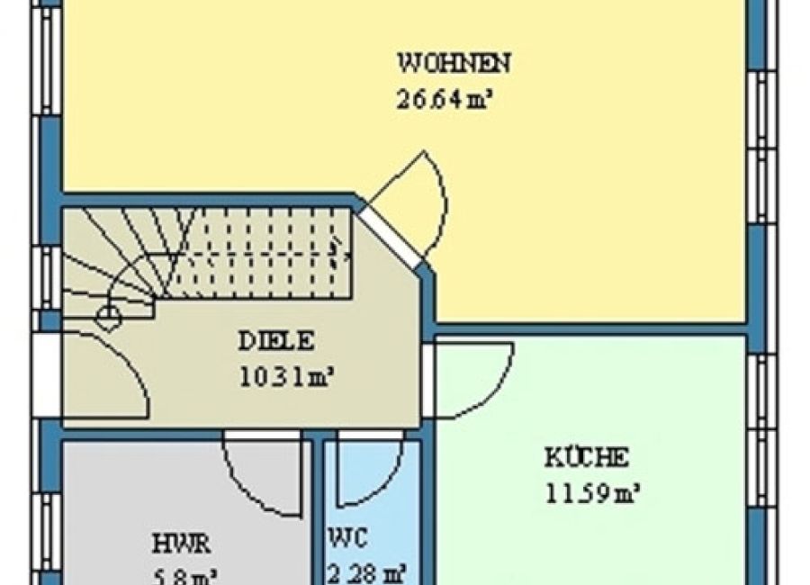 Haus Heidelberg | Grundriß - Dachgeschoß