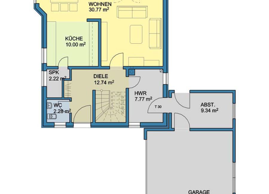 Haus Landhaus Harz 2 | Grundriß - Dachgeschoß