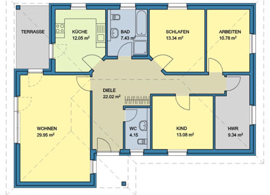 Haus Derenburg | Grundriß - Erdgeschoß