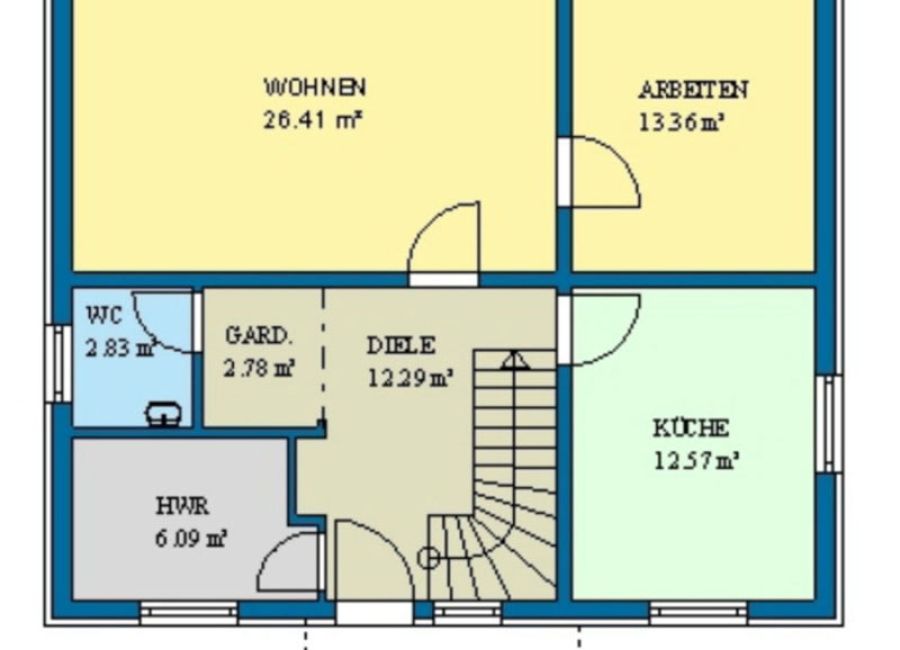 Haus Blankenburg | Grundriß - Dachgeschoß